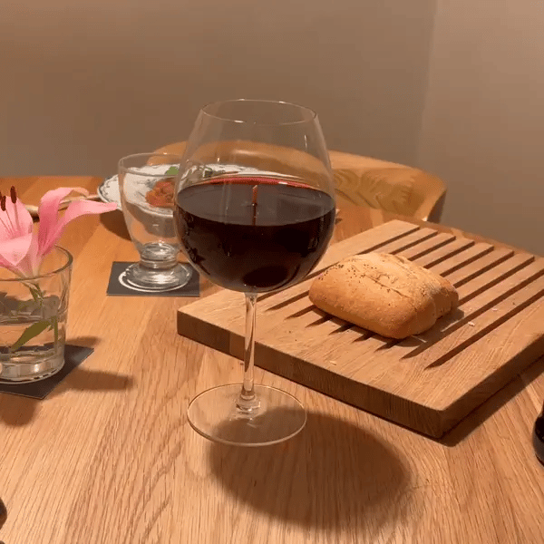 Merlitt - Rött Ljusglas
