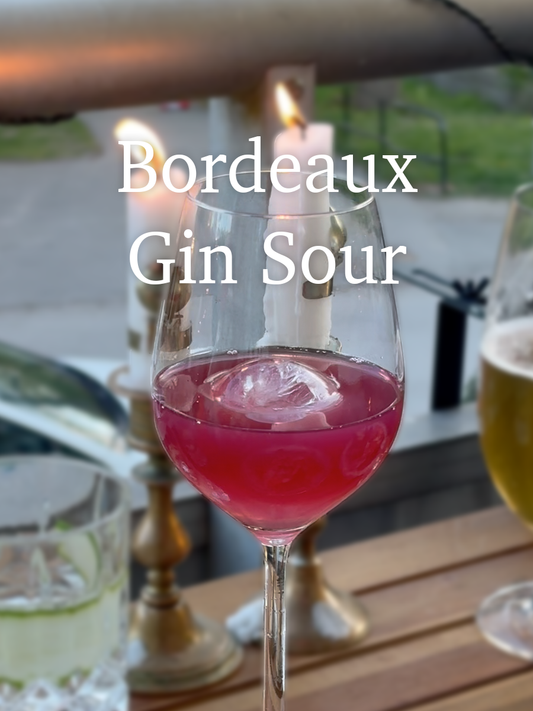 Bordeaux Gin Sour